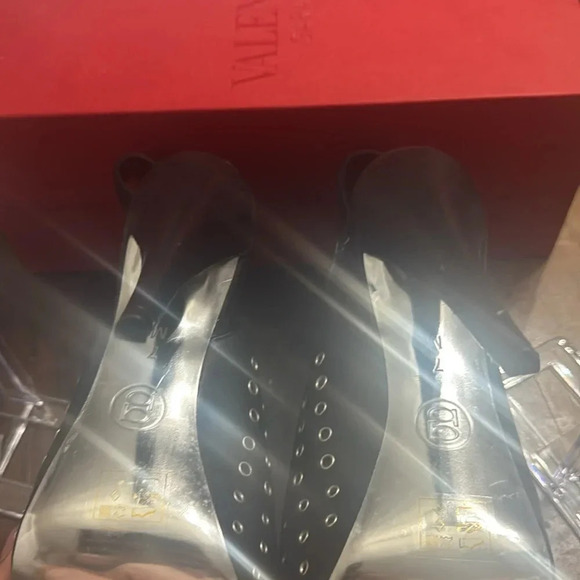 Bebe Belinda Grommet Peep Toe Ankle Slingback Boots Size 7 - Picture 10 of 11